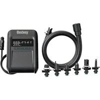 Bestway Koffer-Kompressor Hochdruck-Elektropumpe Powergrip, Betrieb mit 12-V-Autosteckdose