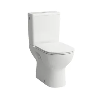 Laufen Lua Stand-Tiefspül-WC H8240870000001 spülrandlos, für Kombination, weiß