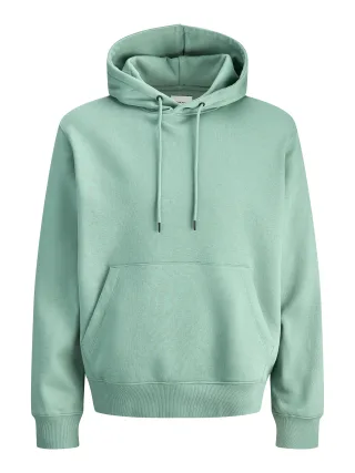 JACK&JONES - JJESTAR BASIC SWEAT HOOD NOOS Mineral Blue - Gr. - L