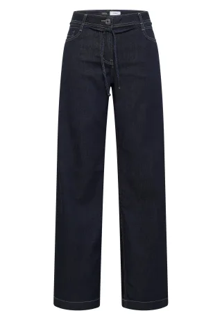 CECIL - High Waist Wide Leg Jeans im Loose Fit rinsed wash - Gr. - 30