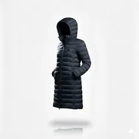 Geographical Norway Steppmantel Damen Outdoorjacke Regenjacke Frühling Leicht Lange