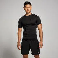MP Herren Tempo nahtloses T-Shirt mit Grafikelement – Schwarz - XXL