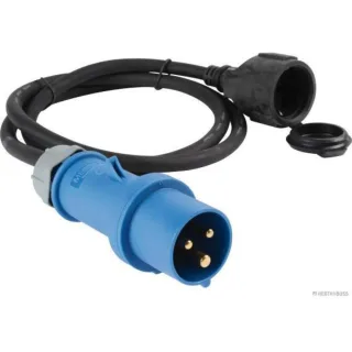HERTH&BUSS Adapter CEE 3-polig auf Schuko blau - 51307051