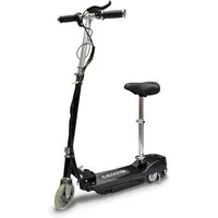 vidaXL Scooter E-Scooter mit Sitz 120 W Schwarz, (1 tlg)