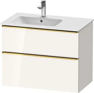 Duravit D-Neo Waschtischunterbau wandhängend Weiß Hochglanz 810x462x625 mm - DE4366034220000 DE4366034220000