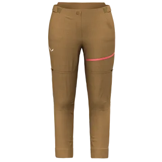 SALEWA - Vento Hemp/Durastretch 2 In 1 Softshell Hose Damen - Beige (Gr.34)