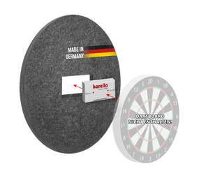 Schallschutz Karella für Steeldartboards mit integriertem Surround Auffangring