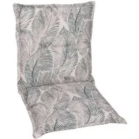 GO-DE Auflagekissen GO-DE Niederlehner-Auflage 100 x 50 x 7 cm grau, OEKO-TEX® Standard 100 Zertifikatsnummer