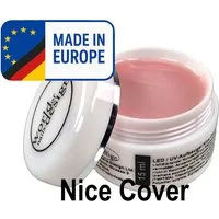 World of Nails-Design UV-Gel LED / UV-Gel Aufbaugel, 1Phasen, Fiberglas cover milchig, Babyboomer, dickviskose, milchig transparent