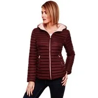Marikoo Steppjacke Marikoo Asraa Damen Steppjacke B857 Übergangsjacke mit kontrastfarbendem Reißverschluss