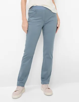 Raphaela by Brax Damen Schlupfhose Style PAMINA FUN BLUE SHADOW, Blau, Gr. 36