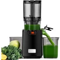 Linkchef Entsafter LINKChef 1,8 l Fassungsvermögen, Schwarz, 250 W, Langsame Kaltpress-Technologie, 1,8 Liter großzügiges Fassungsvermögen