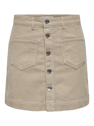 ONLY - ONLAMAZING GLOBAL HW CORD SKIRT PNT NOOS Goat - Gr. - L