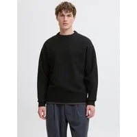 Jack & Jones Rundhalspullover JJESOHO OLLIE KNIT CREW NECK SN Materialmix, relaxed fit