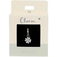 Depesche Charm-Armband DEPESCHE Charm Express yourself Kleeblatt silber
