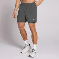 MP Men's 5 2-in-1 Training Shorts - Dark Grey - S