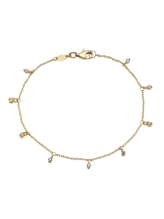 Celesta Gold Armband 375 Gold mit Zirkonia
