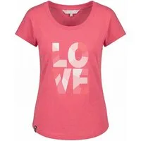 Alife & Kickin Rundhalsshirt leichtes Print Sommer-Top aus Bio-Baumwolle mit weitem U-Ausschnitt