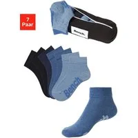 Bench. Kurzsocken Herren Kurzsocken, Halbhohe Basic Socken (Federtasche, 7-Paar, mit Geschenkbox) in ansprechendem Mäppchen mit Reißverschluss