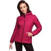 Marikoo Steppjacke Marikoo Asraa Damen Steppjacke B857 Übergangsjacke mit kontrastfarbendem Reißverschluss