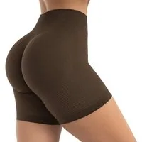 Smilodox Shorts Amaze Scrunch, Blickdichte Radlerhose mit Unsichtbarer Scrunch-Effekt High Waist Squatproof Scrunch Shorts-Leggings Seamless Sport Fitness