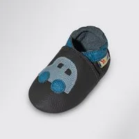 Yalion Weiche Leder Lauflernschuhe Hausschuhe Lederpuschen Krabbelschuh