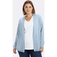Sheego Strickjacke Strickjacke Langarm Feinstrick