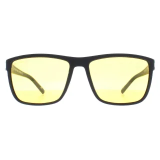 Montana Rectangle Unisex Schwarz Gelb Polarized MP198 Night Driving Sonnenbrille
