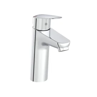 VitrA Flow Round Einhebel-Waschtischmischer Höhe 18 cm Einlochmontage Chrom,A42925EXP A42925EXP