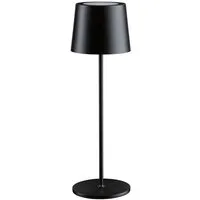 Paulmann LED Außen-Tischleuchte Akkuleuchte Gilo IP44 dimmbar, ohne Leuchtmittel, Warmweiß