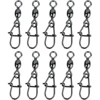 Savage Gear Schnurverbinder Savage Gear Eggsnap Swivel - 10 Wirbel, (10-St)