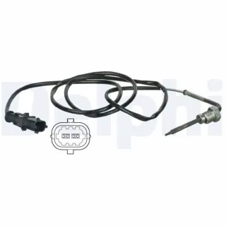 Delphi Abgastemperatursensor vor Partikelfilter Lancia Delta