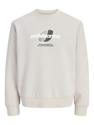 JACK&JONES - JCOCLUB BRANDING SWEAT CREW NECK JNR Dove - Gr. - 164