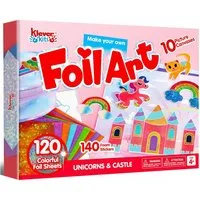 Klever Kits Blattmetall Klever Kits Folienkunst-Set für Kinder ab 4 – Kreativreise-Spielzeug