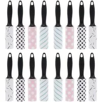 HAC24 Fusselroller Fusselrolle Flusen Entferner Tierhaarrolle Flusenrolle Kleiderrolle, 16er Set 34 Blatt Pro Rolle