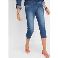 bonprix Caprijeans 3/4-Capri-Look, Five-Pocket Style, Regular Fit, schmale Beinform