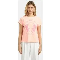 Milano Italy Rundhalsshirt mit überschnittener Schulter