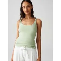 OPUS Trägertop Trägertop INA Slim aus stretchigem BCI Cotton Mix