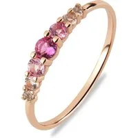 CHRIST Silberring CHRIST Damen-Ring 925er Silber Zirkon Herz, Zirkon