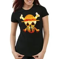 style3 T-Shirt Pirate Sunset one piece japan anime luffy manga monkey ruffy