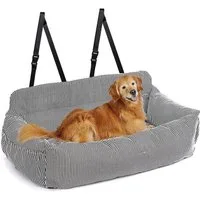 CALIYO Hunde-Autositz 2-in-1 Autositz und Bett für Hunde, Hundesitz, hochwertigem Oxford-Tuch und Polypropylen-Gewebe, geeignet für alle Arten von Autos, multifunktionales Hundebett