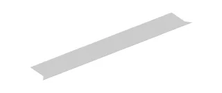 Keuco Kautschuk-Einleger Lumos Ersatzteil SPS 988,9x146,5x2mm Farbe 2457, 90111000003 90111000003