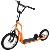 HOMCOM Scooter Kinderroller mit Handbremse