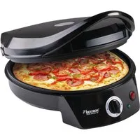 bestron Elektrische Pfanne APZ400Z, 1800 W, Pizzaofen Ø 27 cm – schnell, vielseitig & antihaftbeschichtet