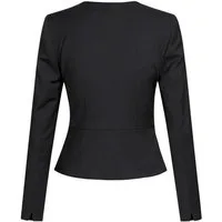 GREIFF Kurzblazer Greiff Modern WITH 37.5® Damen Business-Blazer Slim-Fit Schwarz