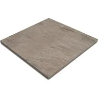 HORI Terrassenplatte HORI Terrassenplatten Feinsteinzeug Steinoptik, Boden für Outdoor, Feinsteinzeug 60x60, Mocca, Feinsteinzeug, Massiv, Rutschhemmend,Hohe Belastbarkeit,Pflegeleicht