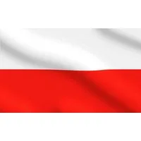 F.I.G. Fahne Maxifahne Polen (3x5m), mit angenähten Befestigungsschlaufen