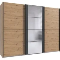 Wimex Schwebetürenschrank Bern Schiebetürenschrank Schrank mit zusätzlicher Innenausstattung, Garderobe
