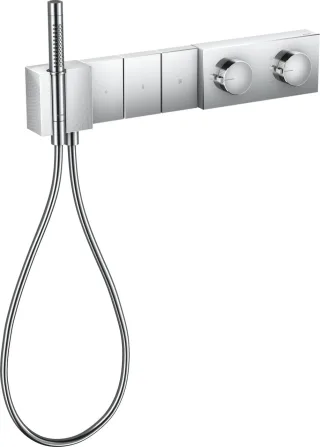 Hansgrohe Thermostatmodul Unterputz Select Axor Edge F-Set 3 Verbr.Diamantschliff chrom, 46711000 46711000