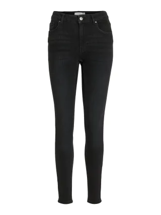 VILA - VISARAH WU01 RW SKINNY JEANS - NOOS Black Denim - Gr. - 30